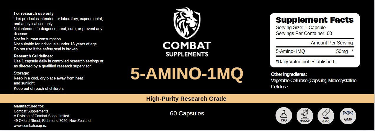 5-Amino-1MQ – 50mg / 60 Units (Research Use Only)